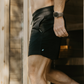 Up Close image of Black Nads Shorts
