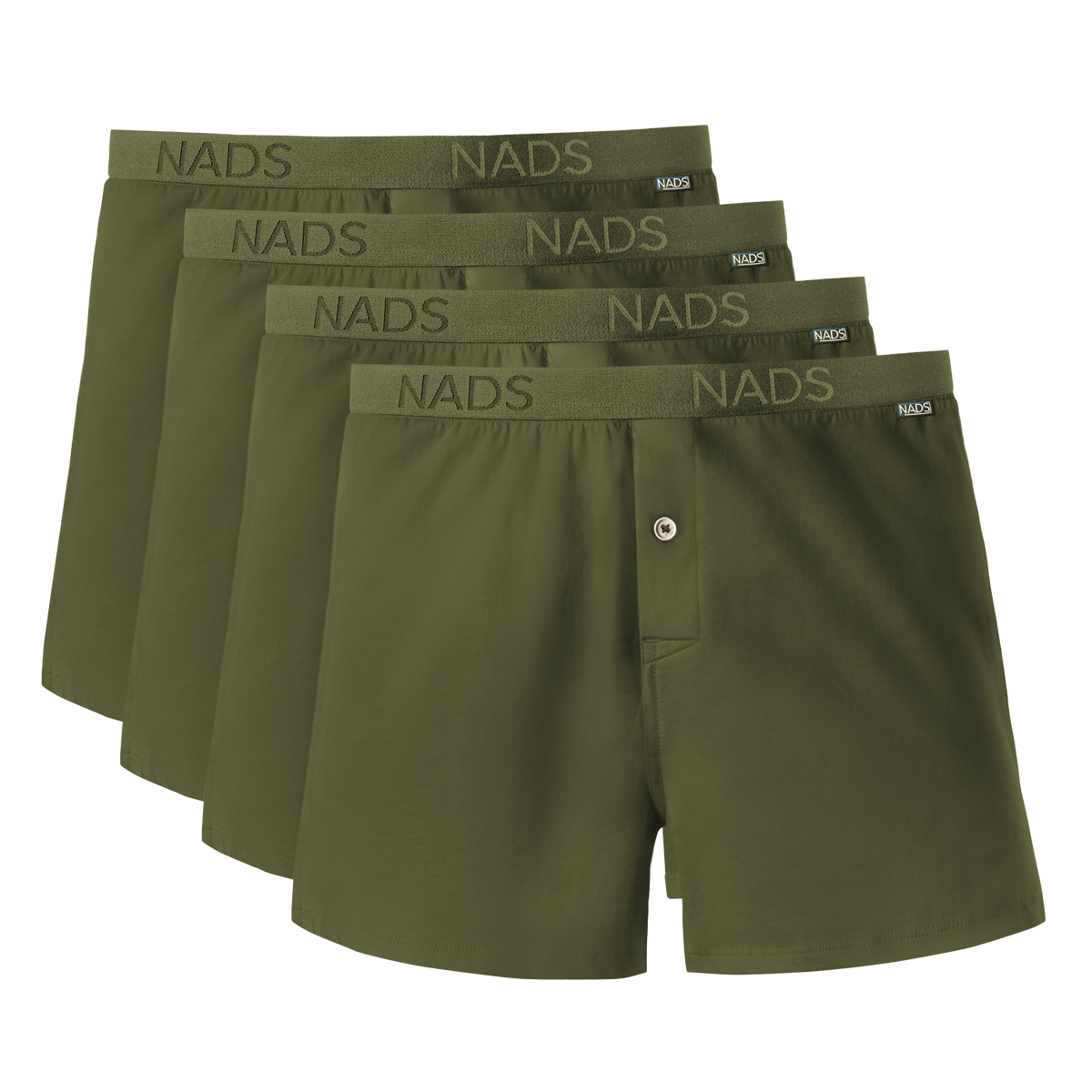 Organic Cotton Boxer 4 Pack: Green