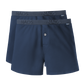 Organic Cotton Boxer 2 Pack: Navy