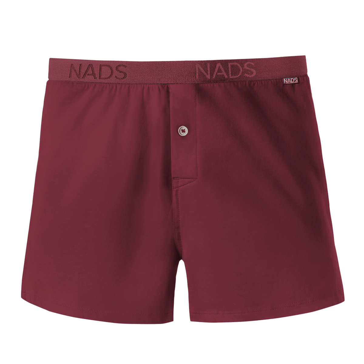 Organic Cotton Boxer Brief: Maroon