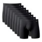 Organic Cotton Boxer Brief 8 Pack: Black