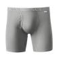 Organic Cotton Boxer Brief: Gray