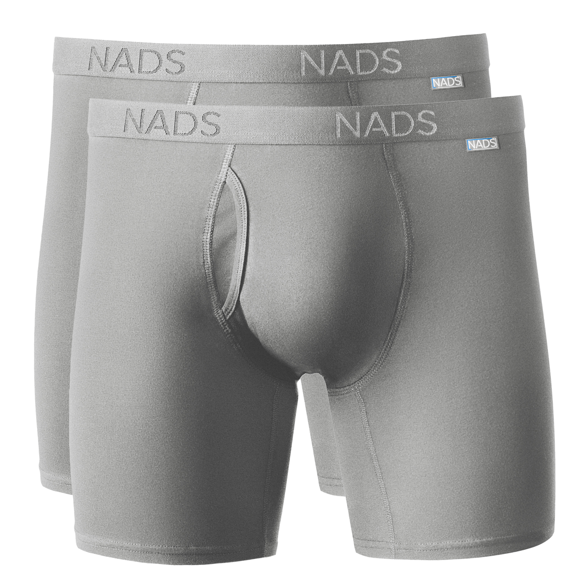 Organic Cotton Boxer Brief 2 Pack: Gray