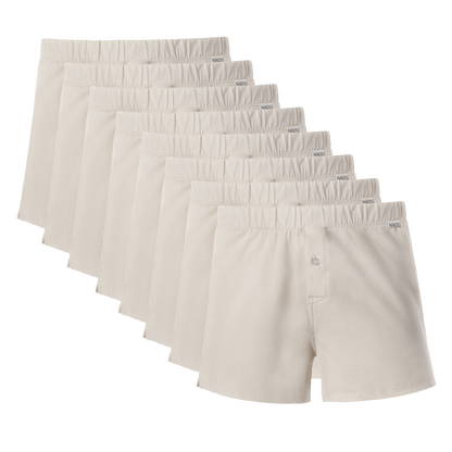 Organic Cotton BALL-NATURAL Boxer 8 Pack
